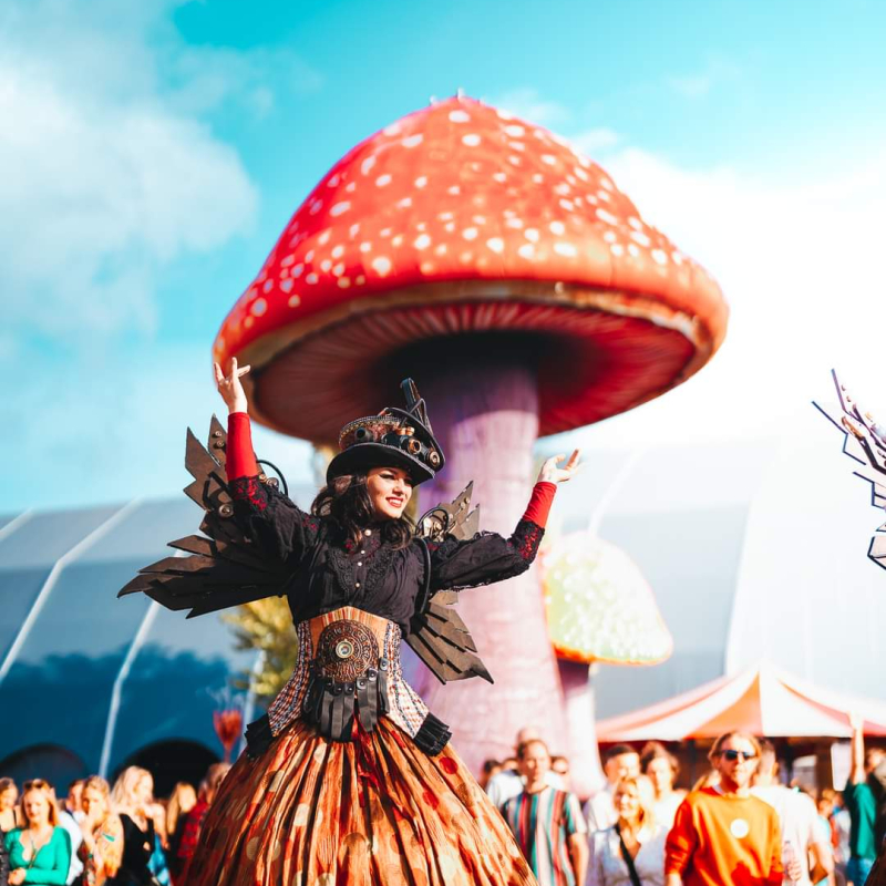 Steampunk steltenloper