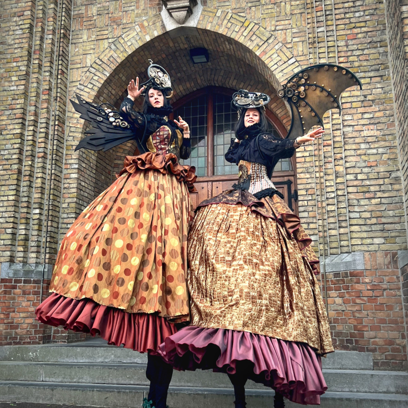 Steampunk steltenloper