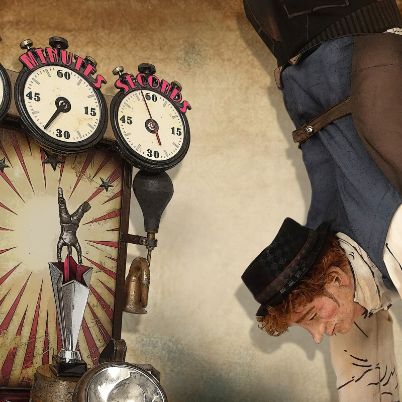 Circus walk act: 'The Amazing Handwalker'