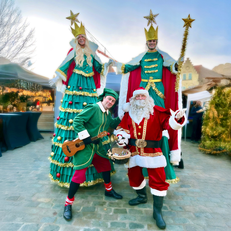 Kerstman en Elf